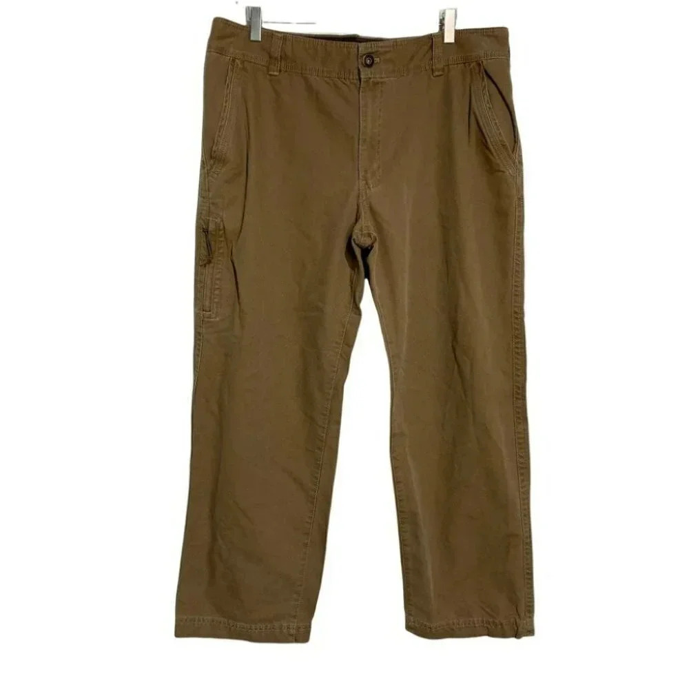 G.H. Bass 38x30‎ tan cotton cargo pants